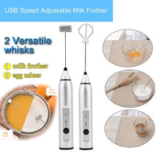 ภาพหน้าปกสินค้าเครื่องตีไข่แบบไฟฟ้า 3-Speed USB Electric Milk Frother Foam Maker Whisk Mixer Handheld Rechargeable ที่เกี่ยวข้อง
