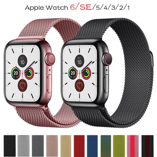 ภาพขนาดย่อของสินค้าสายรัดข้อมือ แบบวงกลม สำหรับ Apple watch SE 1 2 3 4 5 6 7 ขนาด 38 มม. 44 มม. 42 มม. 40 มม. 41มม. 45มม.