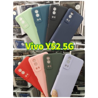 🆕V21 Y72✨พร้​อมส่งในไทย​✨เคสTPU​นิ่ม​สีพาสเทลคลุมกล้อง For​ Vivo Y72 5G | Y72 / V21 5G / Y52 / X60Pro / Y21 / Y21T Y21s