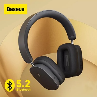 Baseus H1 Hybrid 40dB ANC หูฟังไร้สาย 4 ไมโครโฟน ENC หูฟังบลูทูธ 5.2 ไดรเวอร์ 40 มม. HiFi เหนือหูฟัง 70H Time
