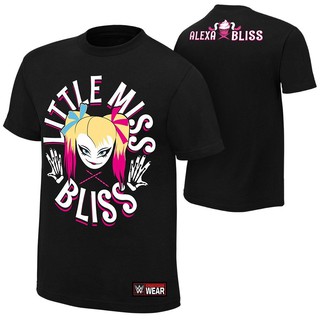 [S-5XL]เสื้อยืดลายกราฟฟิก wwe alexa bliss little miss blis