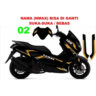 สติกเกอร์ ลายกราฟฟิก DECAL NMAX OLD NMAX OLD 2015-2019 สีเขียว สีฟ้า