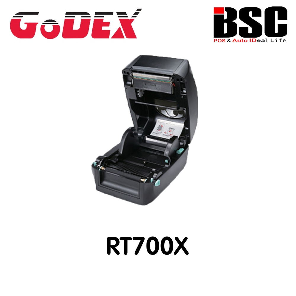 godex-rt700x-เครื่องพิมพ์ฉลาก-บาร์โค้ด-ฟรีสติ๊กเกอร์และริบบอนทันที-รองรับทั้งระบบความร้อนและผ่านริบบอน