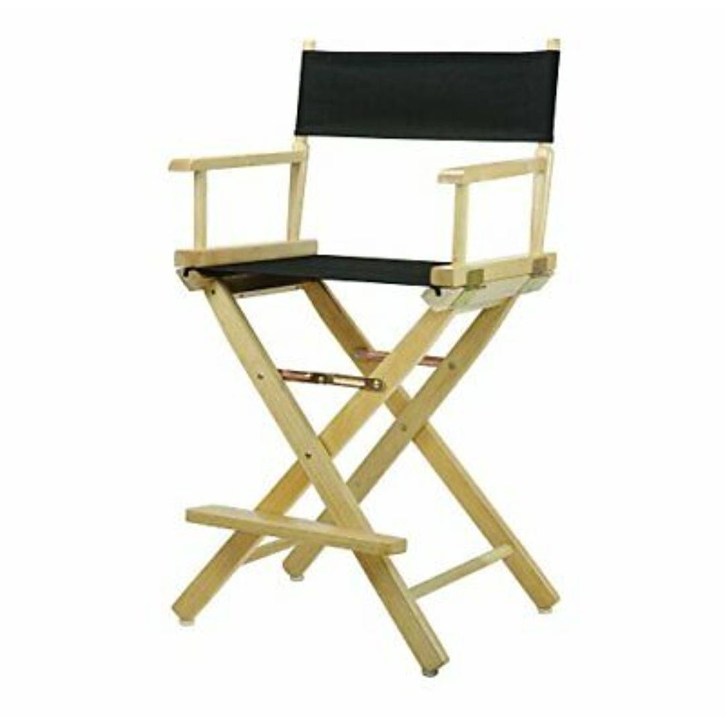 เก้าอี้ไดเร็คเตอร์-แท้100-24-inch-director-chair-natural-frame-with-black-canvas-100-solid-wood-220-00