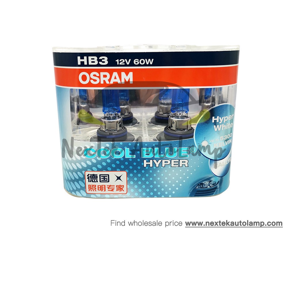 OSRAM Cool Blue Hyper H1 H4 H7 H11 9005 HB3 9006 HB4 100/90W 4000/5300K ...