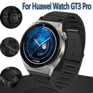 beiziye สาย For Huawei GT3 Pro classic คาร์บอนไฟเบอร์ สําหรับ Hw GT3 Pro 43mm 46mm สายนาฬิกาคาร์บอนไฟเบอร์กันน้ํา