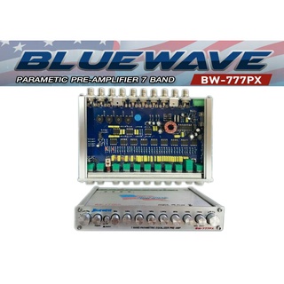 ปรี7 แบน ติดในรถยนต์ยี่ห้อBlue waveรุ่นBW-777PX