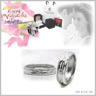 Finejewelthai แหวนเงิน-เงินแท้ 925-แหวนคู่-แหวนหมั้น-แหวนแต่งงาน-Couple-Silver-Wedding-Ring - Valentine Gift75