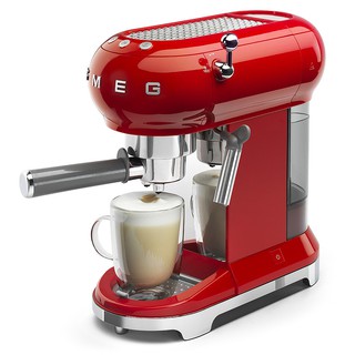 [0% 10 เดือน] เครื่องชงกาแฟ (Smeg) 50’Retro Style Aesthetic รุ่น ECF01RDEU สีแดง