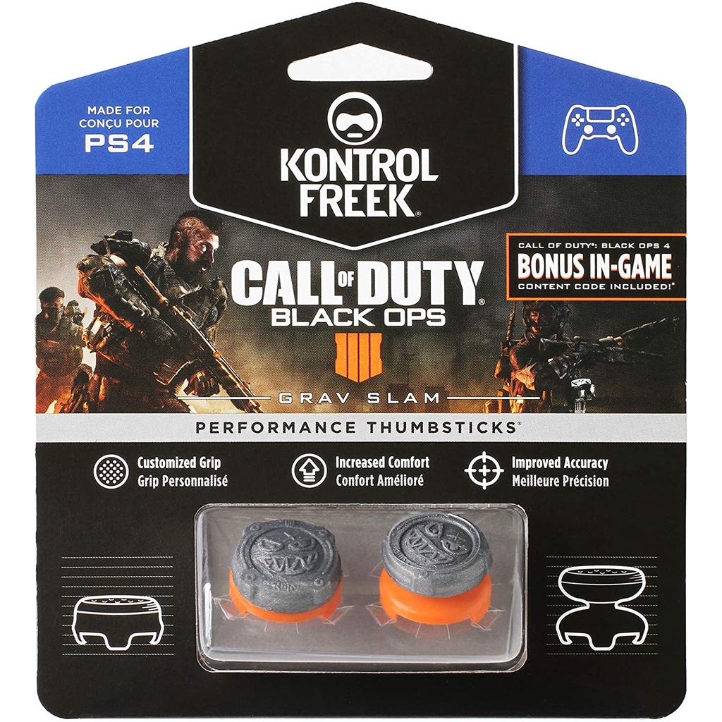 ภาพหน้าปกสินค้าCall of Duty Grav Slam KontrolFreek PS4 PS5 Switch Controller ของ จอย ps4 (kontrol freek)(ที่ครอบอนาล็อค)(Thumb grip) จากร้าน smgame บน Shopee