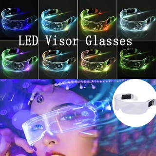 《พร้อมส่งค่ะ》😎 แว่นตาLED 😎 7 สี แว่นตาเรืองแสง  แว่นตาปาร์ตี้ แว่นตาตาราง แว่นตามีไฟ แว่นตาไฟกระพริบ