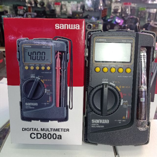 มัลติมิเตอร์-sanwa-cd800a-แท้-100-digital-multimeter-มิเตอร์วัดไฟ-ดิจิตอลมัลติมิเตอร์-มิเตอร์วัดกระแสไฟ