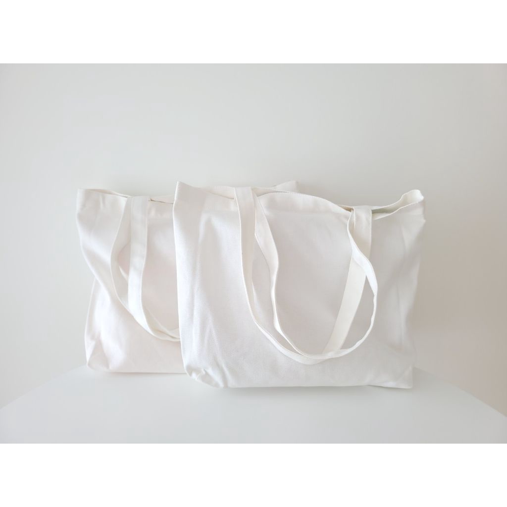 พร้อมส่ง-ส่งฟรี-กระเป๋าผ้า-white-breakfast-tote-bag