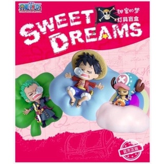 กล่องสุ่ม(แบบเลือกตัว)ลิขสิทธิ์แท้ One Piece Sweet Dream seriesโคมไฟ วันพีช Luffy Zoro Chopper ลูฟี่ โซโล(พร้อมส่ง กทม.)