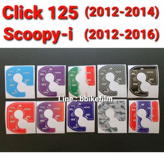 กันรอยเบ้ากุญแจ Scoopy i (2016) /Click 125i (2014)