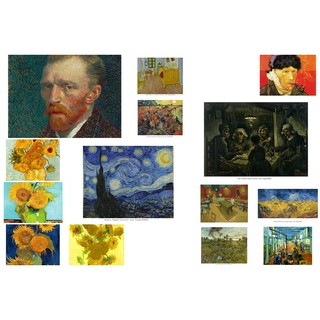 ภาพหน้าปกสินค้าโปสการ์ด ภาพวาด แวน โก๊ะ (Vincent van Gogh) หลายแบบ ที่เกี่ยวข้อง