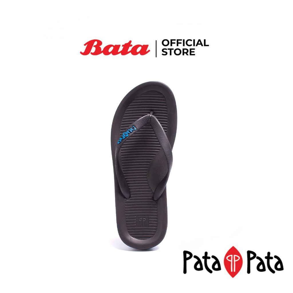 bata-บาจา-รองเท้าแตะหนีบ-พื้นยาง-น้ำหนักเบา-สำหรับผู้ชาย-ยี่ห้อ-patapata-รุ่น-island-สีดำ-8716215