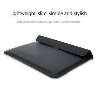 ภาพขนาดย่อของภาพหน้าปกสินค้าเคสกระเป๋าหนัง พร้อมขาตั้ง สําหรับแล็ปท็อป MacBook Pro Air 13 16 นิ้ว iPad Tablet Slim Cover จากร้าน aoowu.th บน Shopee ภาพที่ 2