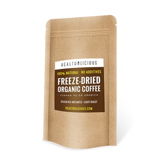 ภาพหน้าปกสินค้ากาแฟ Arabica ฟรีชดราย พร้อมชง กลิ่นหอมมาก INSTANT COFFEE FREEZE-DRIED by HEALTHOLICIOUS ที่เกี่ยวข้อง