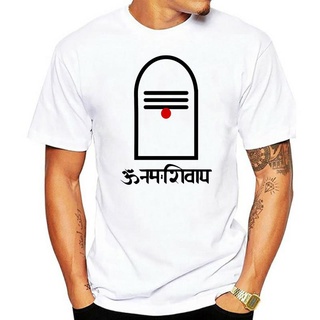 T-shirt  ส่งเร็ว เสื้อยืดลําลอง ผ้าฝ้าย พิมพ์ลาย Shiva Lingam แฟชั่นสําหรับผู้ชายS-5XL