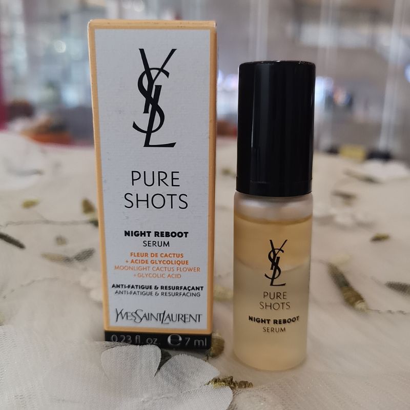 YSL Pure Shots Night Reboot Serum 7ml Shopee Thailand