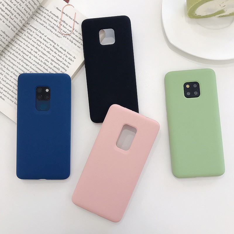 เคสซิลิโคนกำมะหยี่-เคส-huawei-mate-20-pro-20pro-ซิลิโคน-สามารถลบรอยเปื้อนของสีได