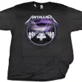 HH เสื้อยืดวง METALLICA master of puppets ลิขสิทธิ์แท้ เสื้อยืดผ้าฝ้าย