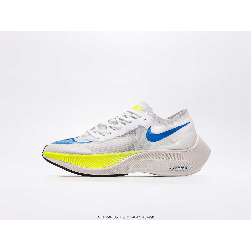 n-i-k-e-zoomx-vaporfly-next-white-cyber-รองเท้าวิ่งชาย-size-40-45