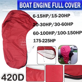 ราคาผ้าคลุมมอเตอร์เครื่องยนต์ 420D กันน้ํา กันรังสียูวี สีแดง