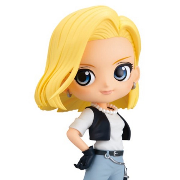 Banpresto Dragon Ball Z Q Posket - Android 17 (Ver. A) - Figura Da Collezione Con Base