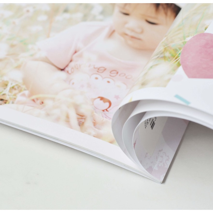 ภาพสินค้าPhotobook: โฟโต้บุ๊คปกอ่อน 8x6 นิ้ว แนวนอน (2 เล่ม) ของขวัญเด็กแรกเกิด มีธีมให้เลือก แต่งเองบนเว็บ, 40 หน้า จากร้าน photobook บน Shopee ภาพที่ 3