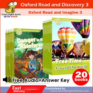 (ใช้โค้ดรับcoinคืน10%ได้) *มีไฟล์เสียงอ่าน+เฉลยทุกเล่ม Oxford read and Discover และ Oxford Read and Imagine Level 3 (20 Books) Free audio+answer