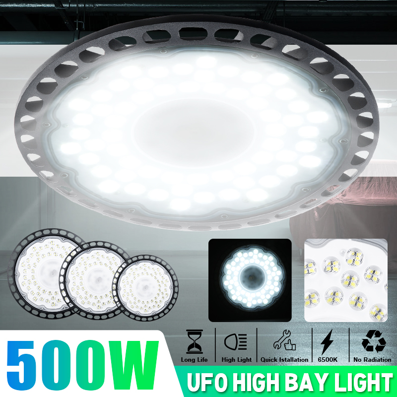 220v-ultraslim-ufo-led-high-bay-lights-กันน้ํา-ip65-commercial-industrial-lighting-warehouse-led-high-bay-lamp-200-300-500w