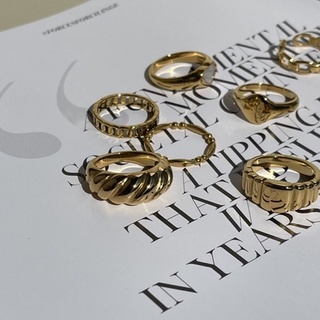 ภาพหน้าปกสินค้าthesis Gorgeous Stainless 18K gold Rings ที่เกี่ยวข้อง
