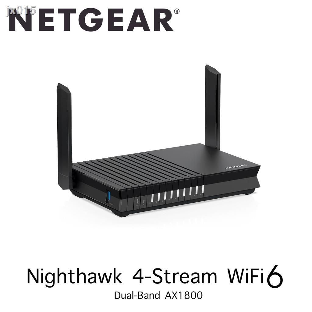 ∈NETGEAR RAX20 4-Stream AX1800 Dual-Band WiFi 6 Router ประกันศูนย์ไทย ...