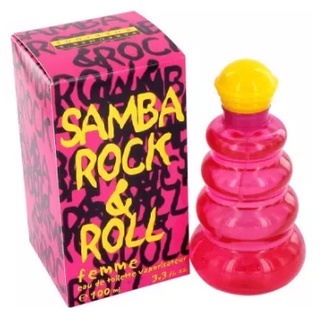 Samba Rock &amp; Roll Woman 100 ml.แซมบ้า ร็อค แอนด์ โรล สำหรับผู้หญิง 100 มล.น้ำหอมแท้ กล่องซีล