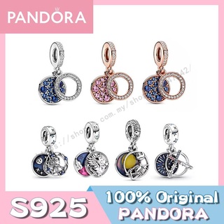 Pandora จี้ลูกปัดเงิน S925 รูปฝันร้าย ประดับเพกาซัส และประกายระยิบระยับ เครื่องประดับเงิน DIY y806