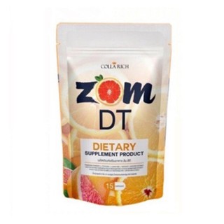 สินค้า Zom DT ส้มดีที ดีท็อกซ์ บรรจุ 15 แคปซูล  (ราคาต่อ 1ซอง)