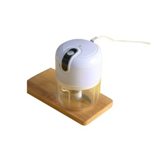 Woopanda เครื่องบดกระเทียมอัตโนมัติ เครื่องบดกระเทียมไฟฟ้า มีสวิซต์เปิดปิด （Auto chopper)