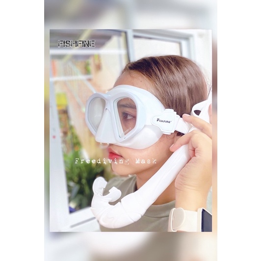 หน้ากากฟรีไดฟ์-เซทหน้ากาก-สน๊อคเกิลฟรีไดฟ์-fishfine-freediving-mask-set