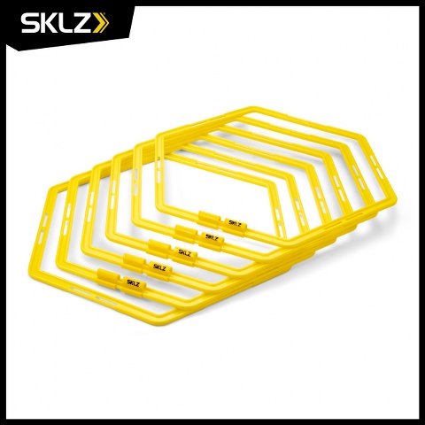 sklz-speed-web-6ชิ้น-บันไดลิงแบบออกแบบการวางเองได้-อุปกรณ์ฝึกความคล่องตัว-อุปกรณ์ฝึกความเร็ว