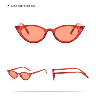 ภาพขนาดย่อของภาพหน้าปกสินค้าแว่นตากันแดดสีแดงขนาดเล็กสไตล์วินเทจ จากร้าน teamor520.th บน Shopee ภาพที่ 7