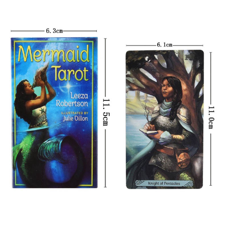 ภาพหน้าปกสินค้าการ์ดเกม mermaid tarot 78 แผ่น จากร้าน houmi.th บน Shopee