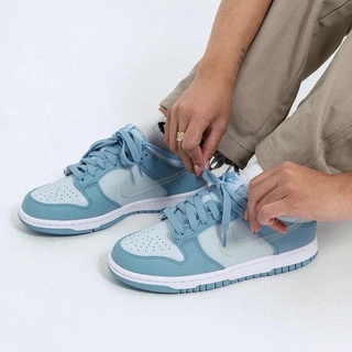 Nike Dunk Low GS “Aura Blue” Clear Swoosh ✅สินค้าใหม่ (พร้อมส่ง)