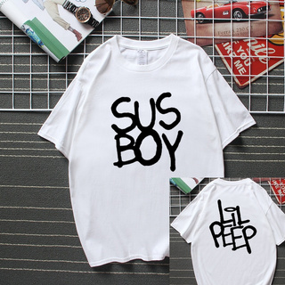 Lil Peep เสื้อยืดแขนสั้นพิมพ์ลาย X Sus Boy Cry Life สําหรับผู้ชาย