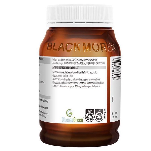 พร้อมส่ง-blackmores-chondroitin-glucosamine-180-แคปซูล-แบล็กมอร์วิตามินกระดูกความแข็งแรง