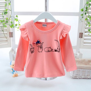 (1-5ปี) เสื้อแขนยาว ลายลูกแมวน้อย