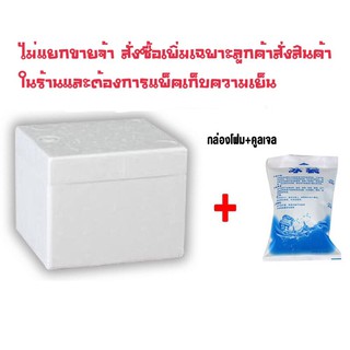 *กล่องโฟม+Cool jel**ขายเมื่อลูกค้าสั่งสินค้าแช่เย็นของร้าน JJBigmarket เท่านั้น[[ไม่ขายแยก]]