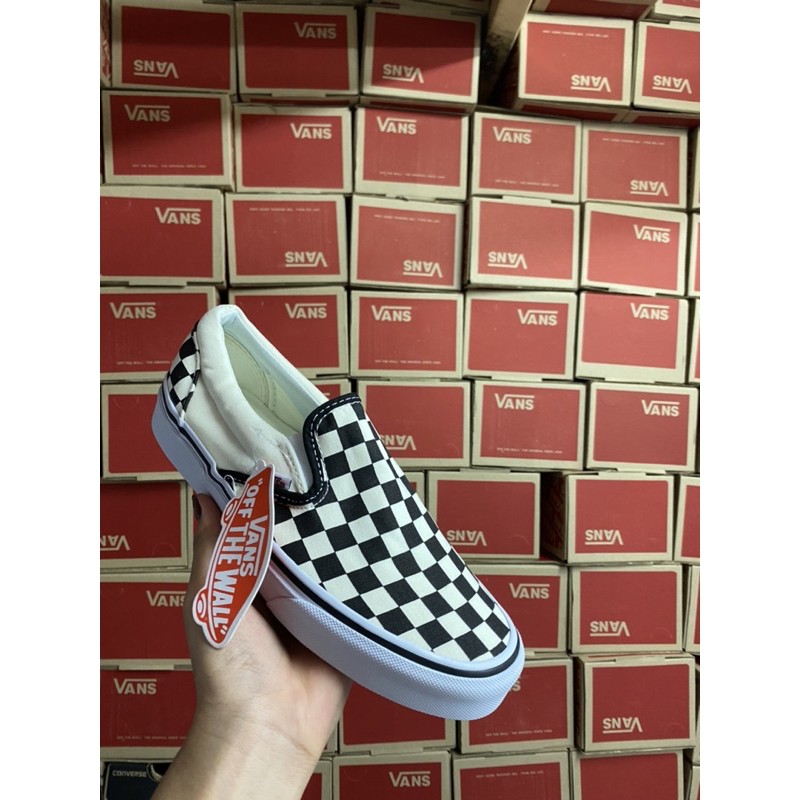 vans-slip-on-แวนส์สลิปออนลายตาราง