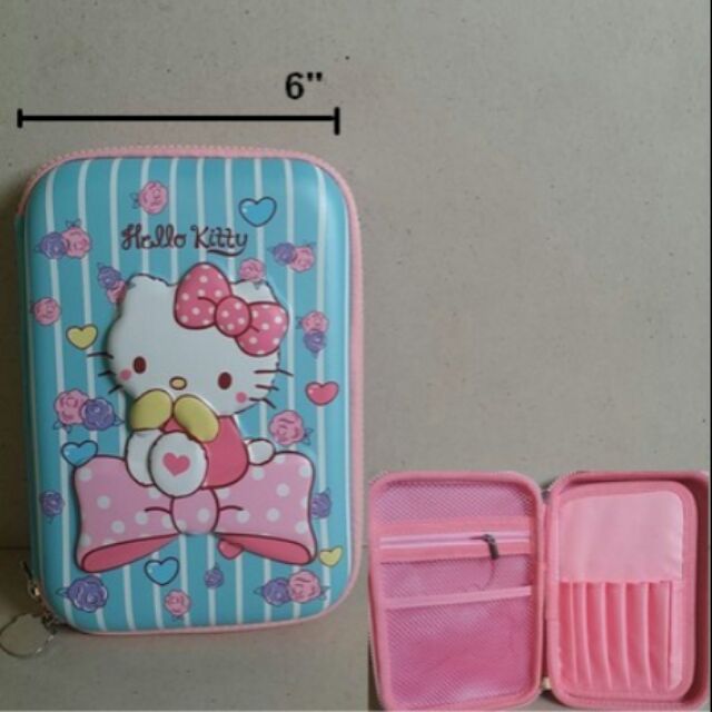 กล่องดินสอ-eva-smiggle-3d-ลายด้านหน้านูนขึ้นมาค่ะ-ลาย-kitty-คิตตี้-ขนาด-6x8-5x1-5-นิ้ว